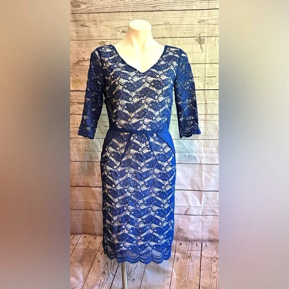 ANTONIO MELANI | Dresses | Antonio Melani Blue Lace Dress Size 6 | Poshmark ANTONIO MELANI | Dresses | Antonio Melani Blue Lace Dress Size 6 | Poshmark